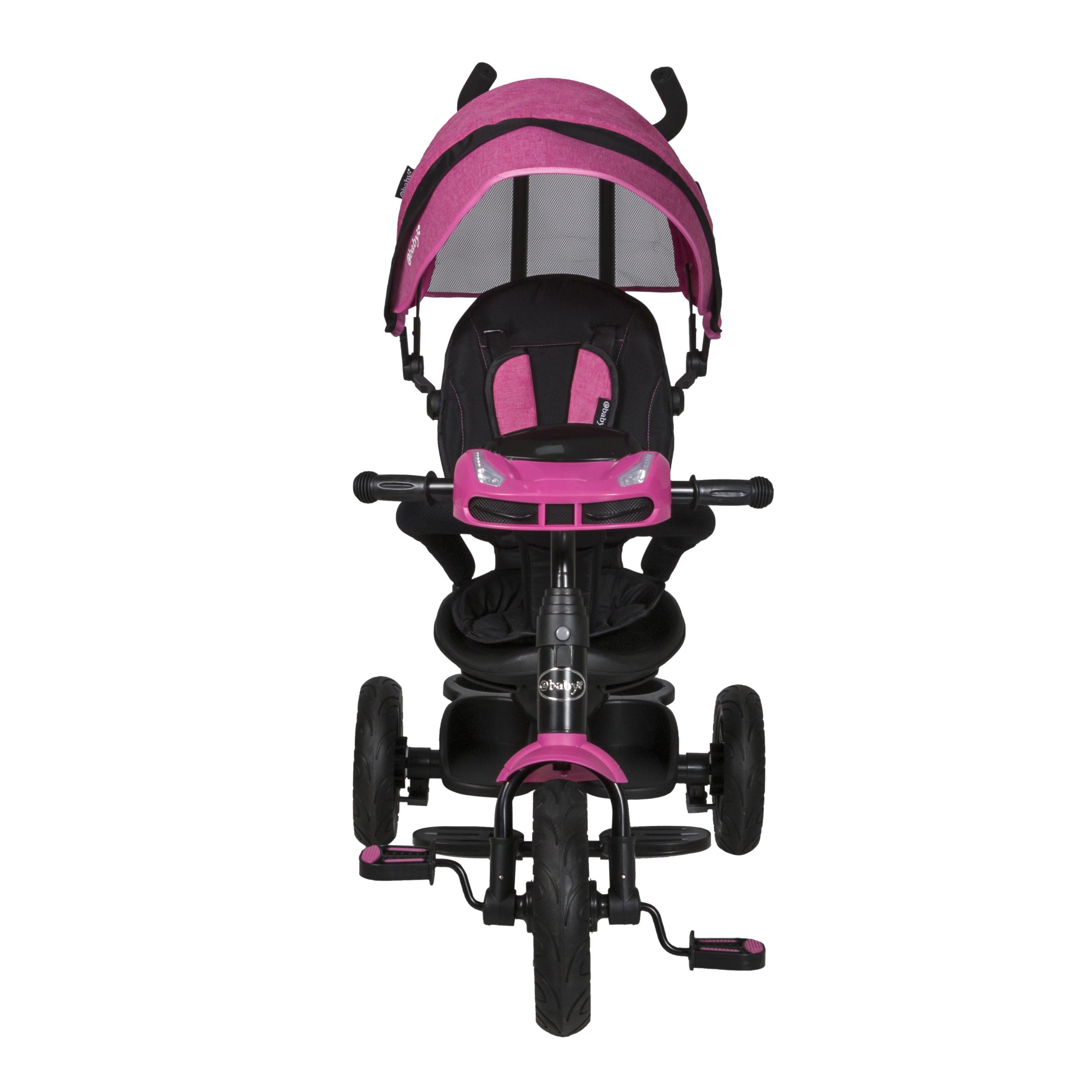 Triciclo paseador Rosado Ebaby300P - Ebaby USA